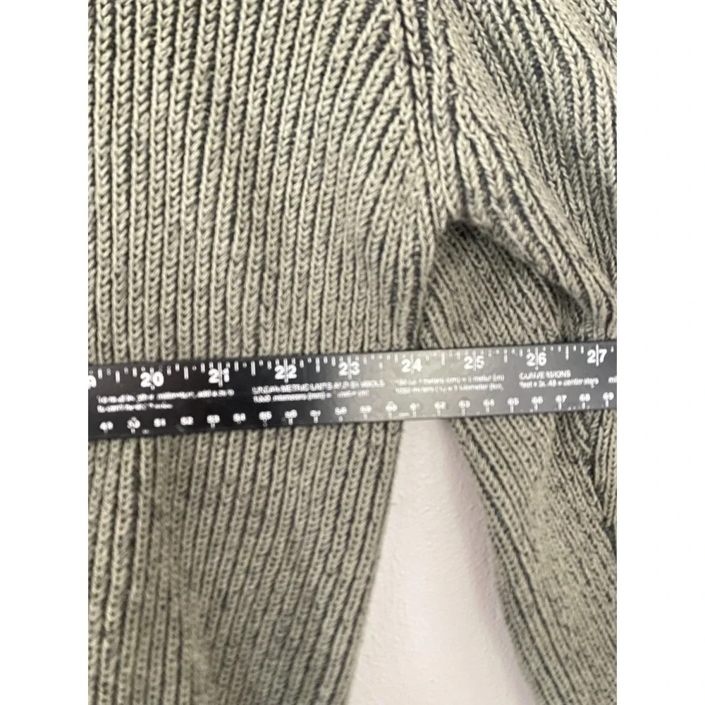 NEW Weatherproof Vintage Men's Green Knit Fisherman Toggle Sweater Size XXL